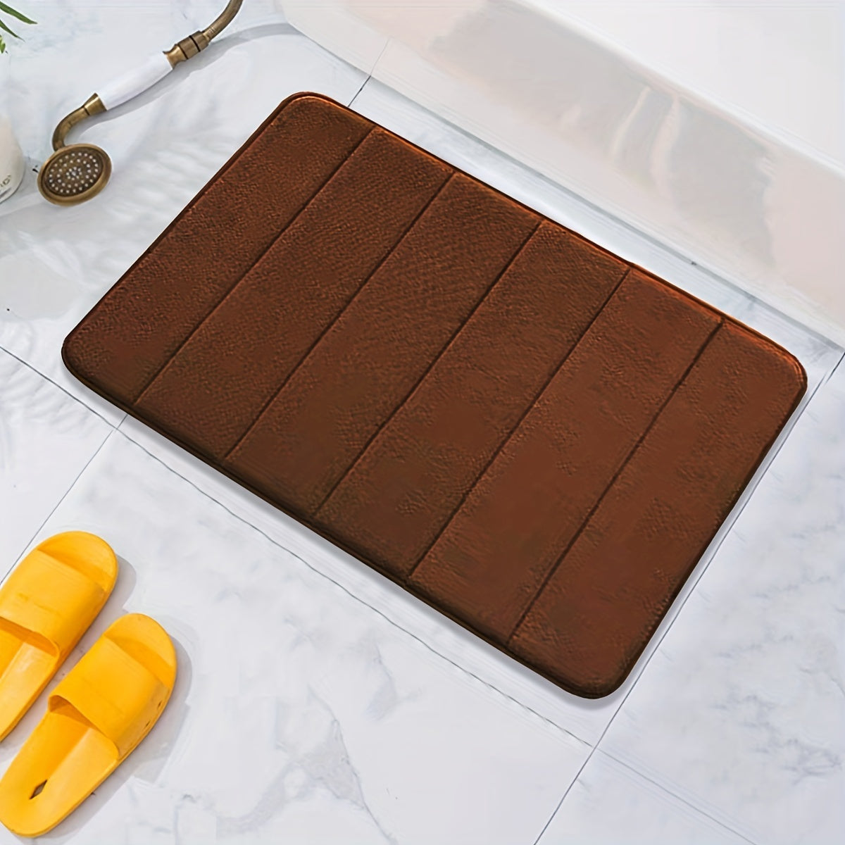 Tapis de bain confortable et antidérapant