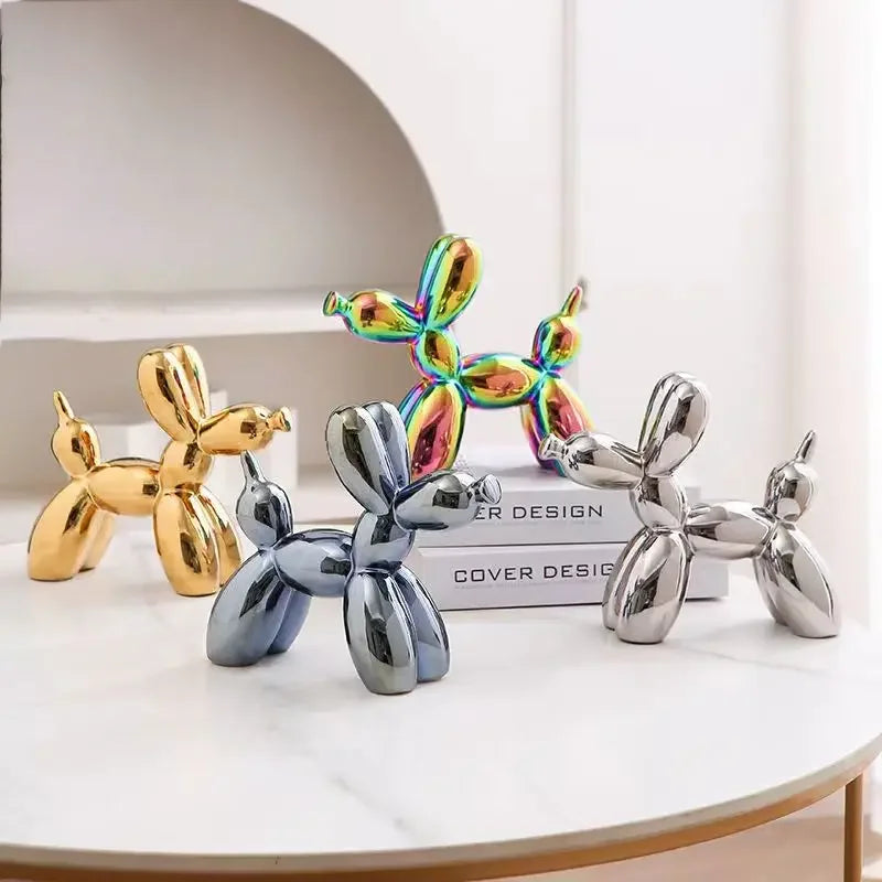 Sculpture de chien en ballon | Décoration de table