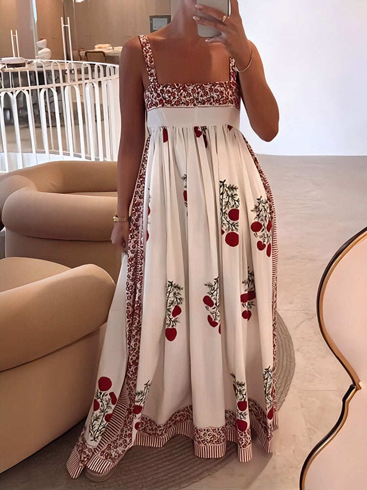 Maggie - Robe maxi à imprimé floral à la mode