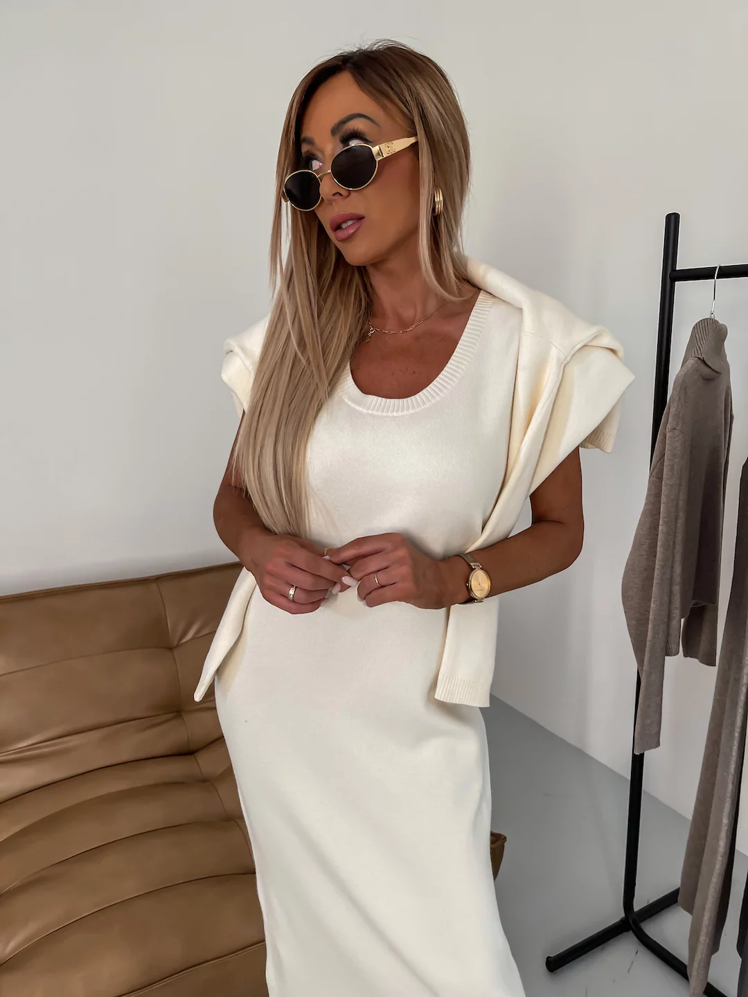 Bijou - Ensemble Robe Midi À Col Roulé