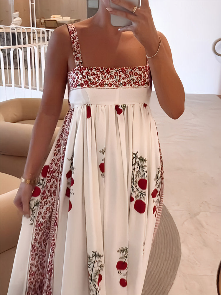Maggie - Robe maxi à imprimé floral à la mode