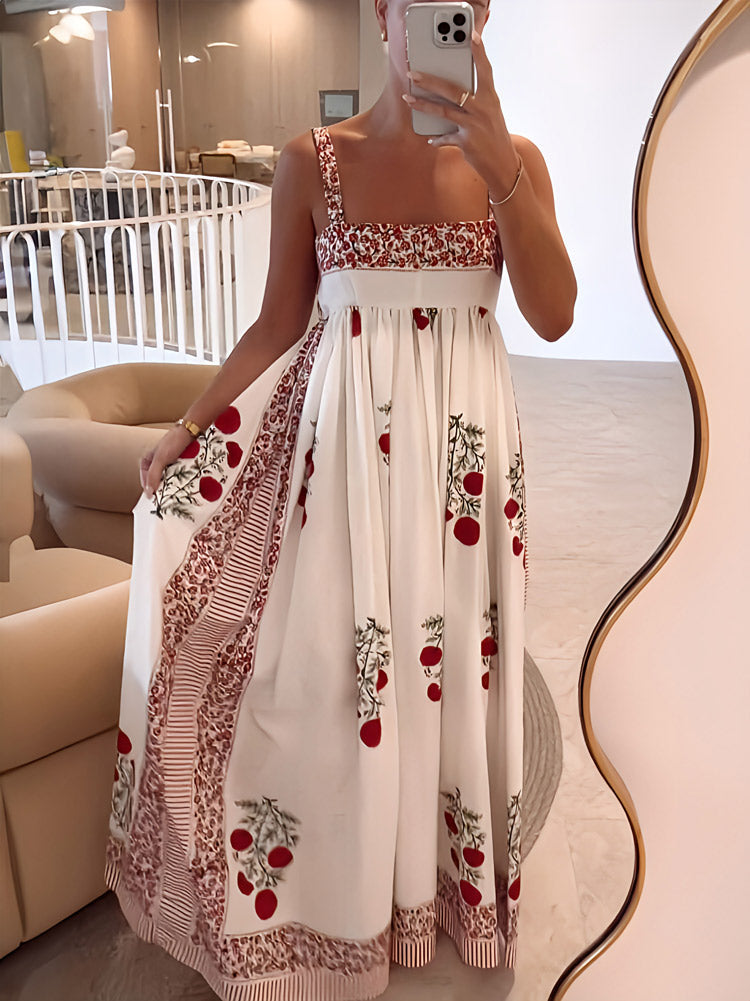 Maggie - Robe maxi à imprimé floral à la mode