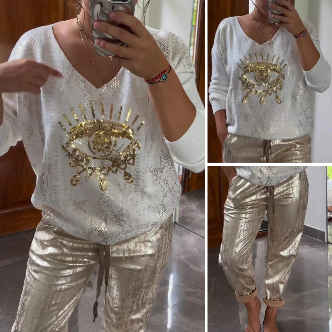 Uma | Ensemble blouse et pantalon