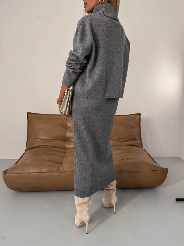 Bijou - Ensemble Robe Midi À Col Roulé