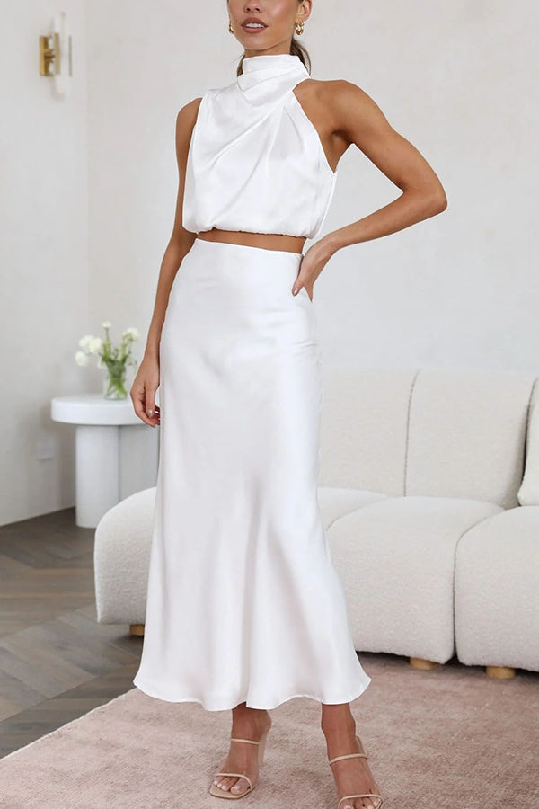 Nicolette | Ensemble de jupe maxi élégante