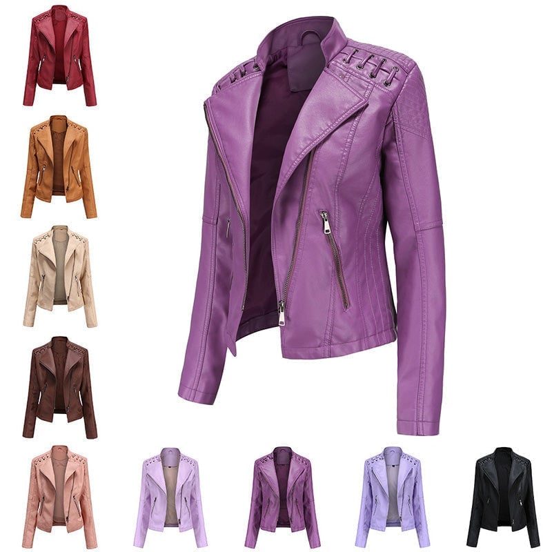 Veste en Cuir Femme | Blouson Automne Hiver | Marie