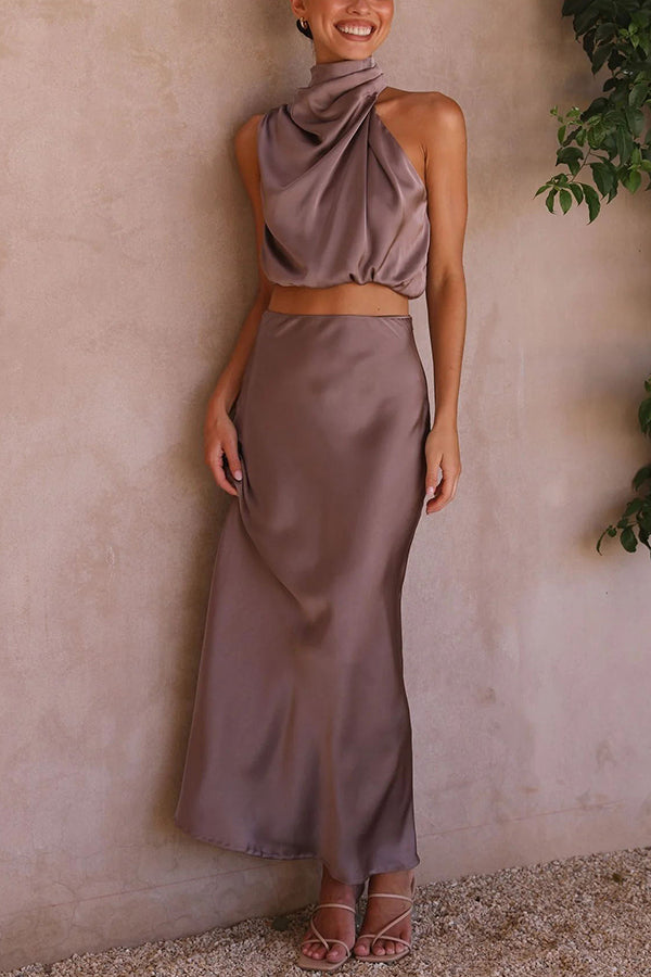 Nicolette | Ensemble de jupe maxi élégante