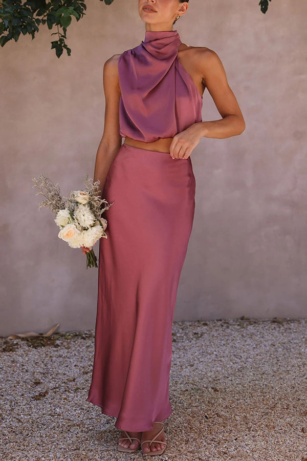 Nicolette | Ensemble de jupe maxi élégante