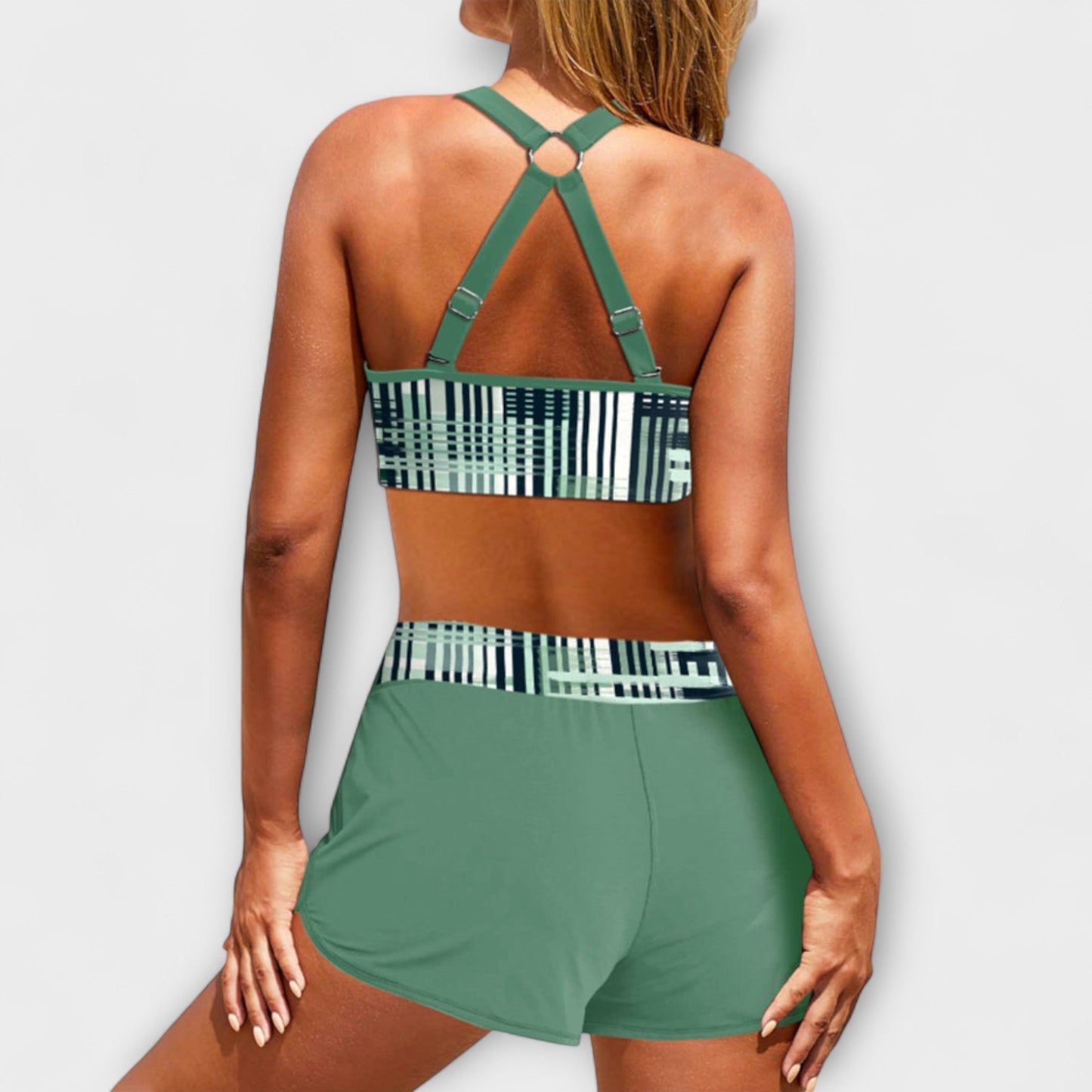 Janelle - Bikini Ridé Taille Haute