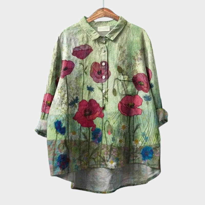 Lena - chemise avec imprimé floral vintage