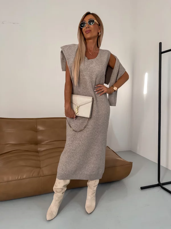 Bijou - Ensemble Robe Midi À Col Roulé