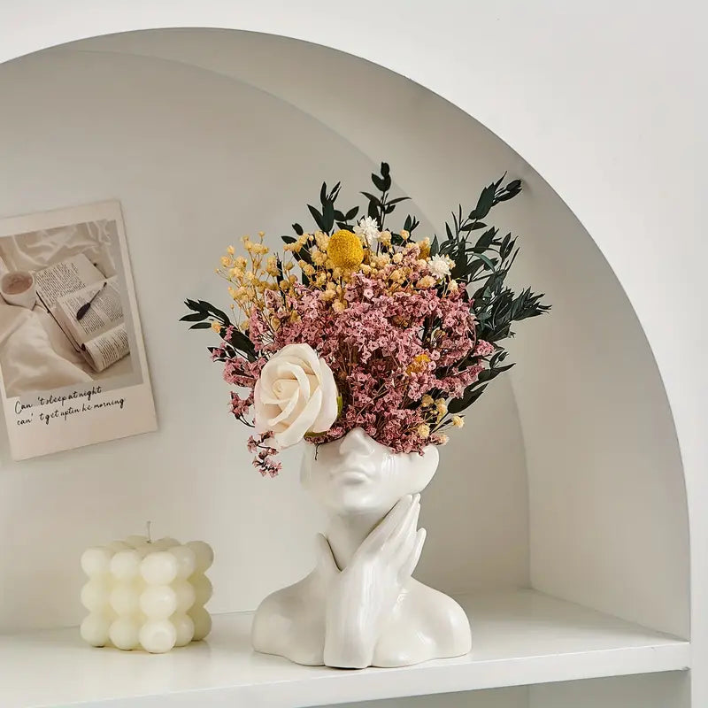 Vase crème unique et moderne