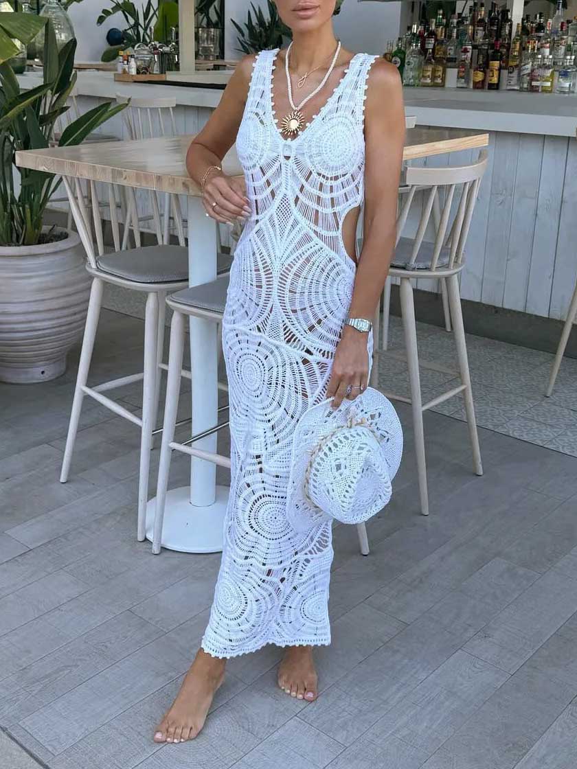 Monica - Robe maxi sans manches
