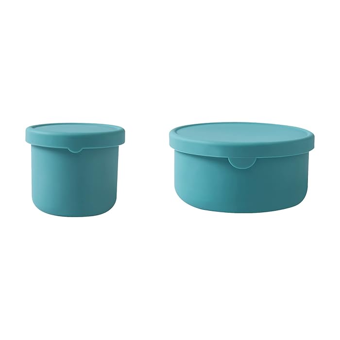 Boîte à lunch en silicone – sans BPA, hermétique et compatible avec le micro-ondes