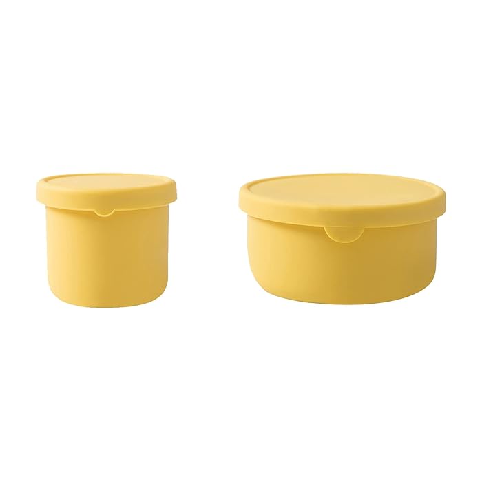 Boîte à lunch en silicone – sans BPA, hermétique et compatible avec le micro-ondes
