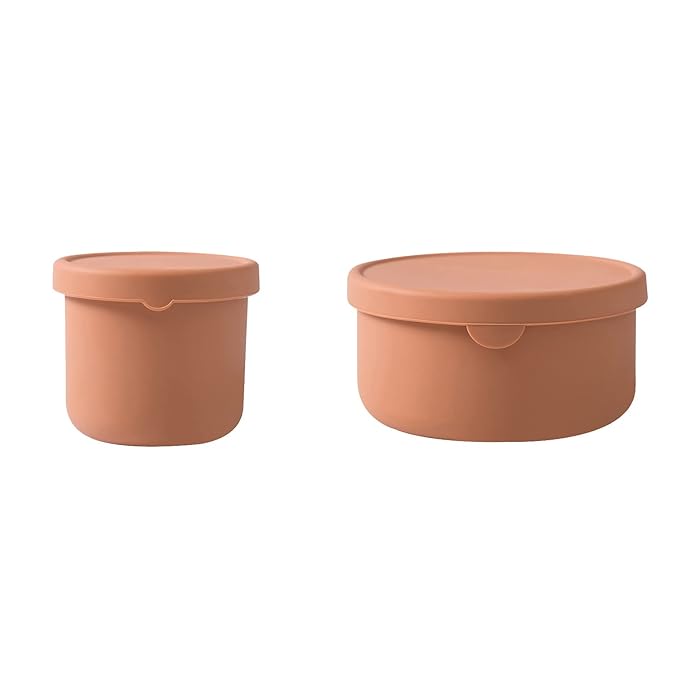 Boîte à lunch en silicone – sans BPA, hermétique et compatible avec le micro-ondes