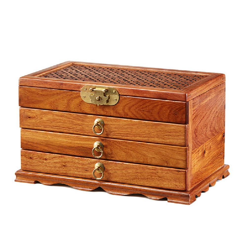 Boîte de rangement de bureau Mahagoni Home