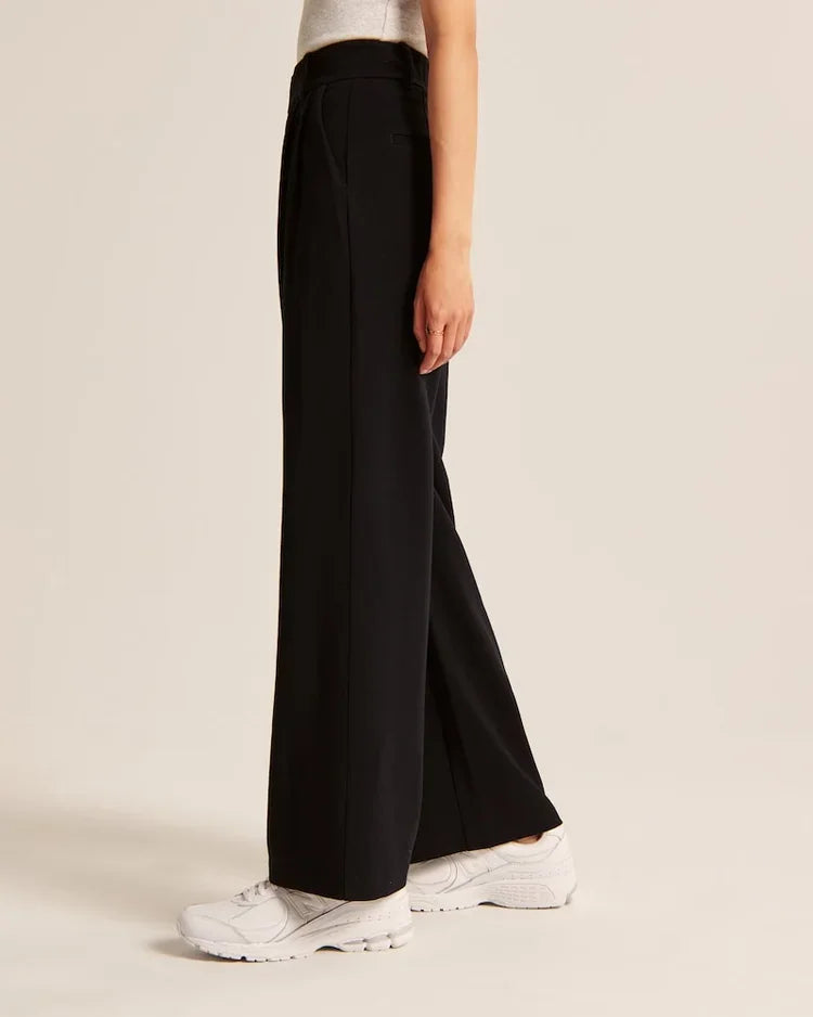 Émeline - Pantalon Large Élégant