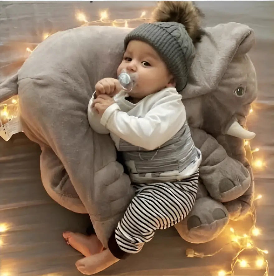 Coussin Éléphant Doux