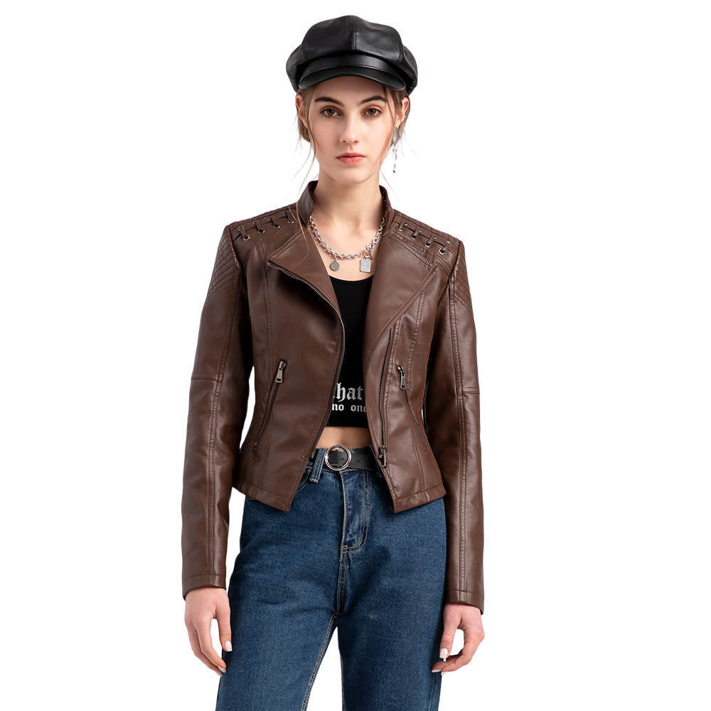 Veste en Cuir Femme | Blouson Automne Hiver | Marie