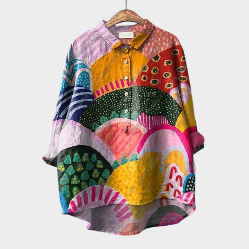 Life - chemise avec imprimé vintage-flower