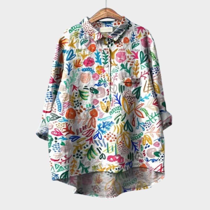 Lena - chemise avec imprimé floral vintage