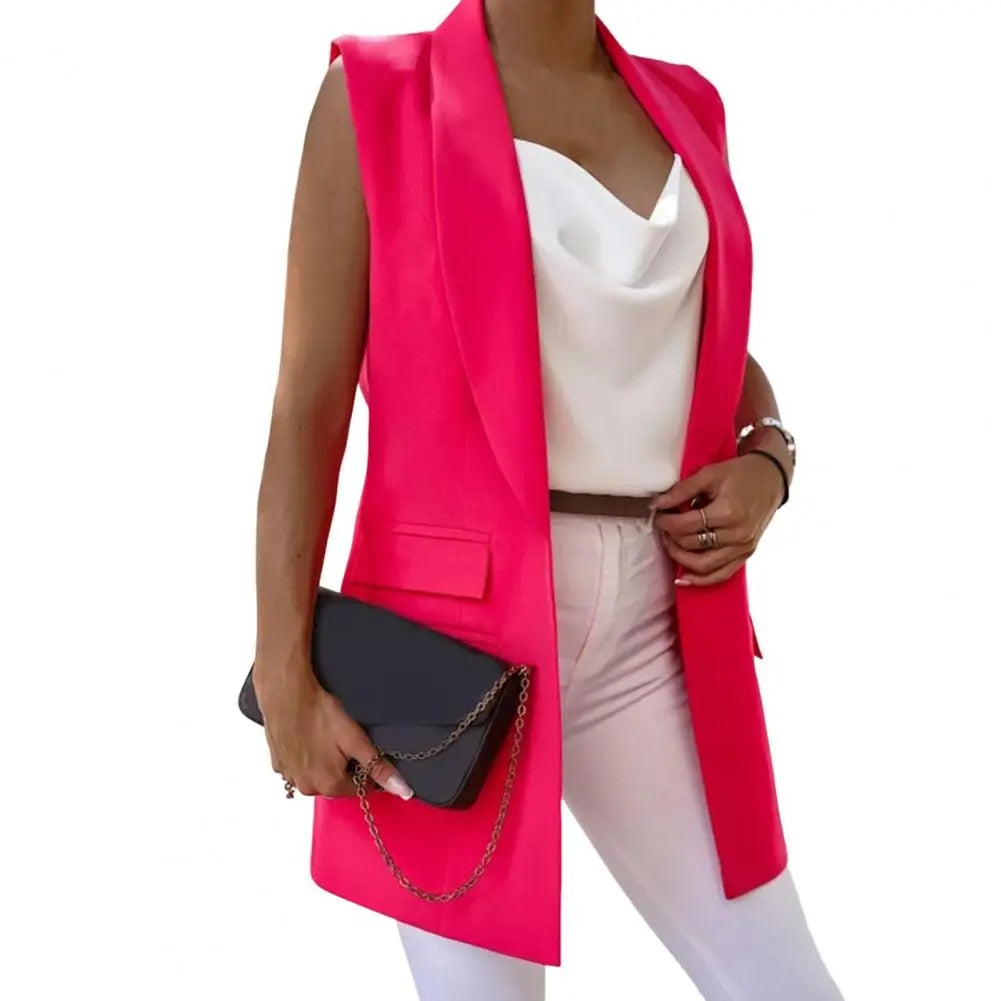 Akira - Gilet Blazer Sans Manches