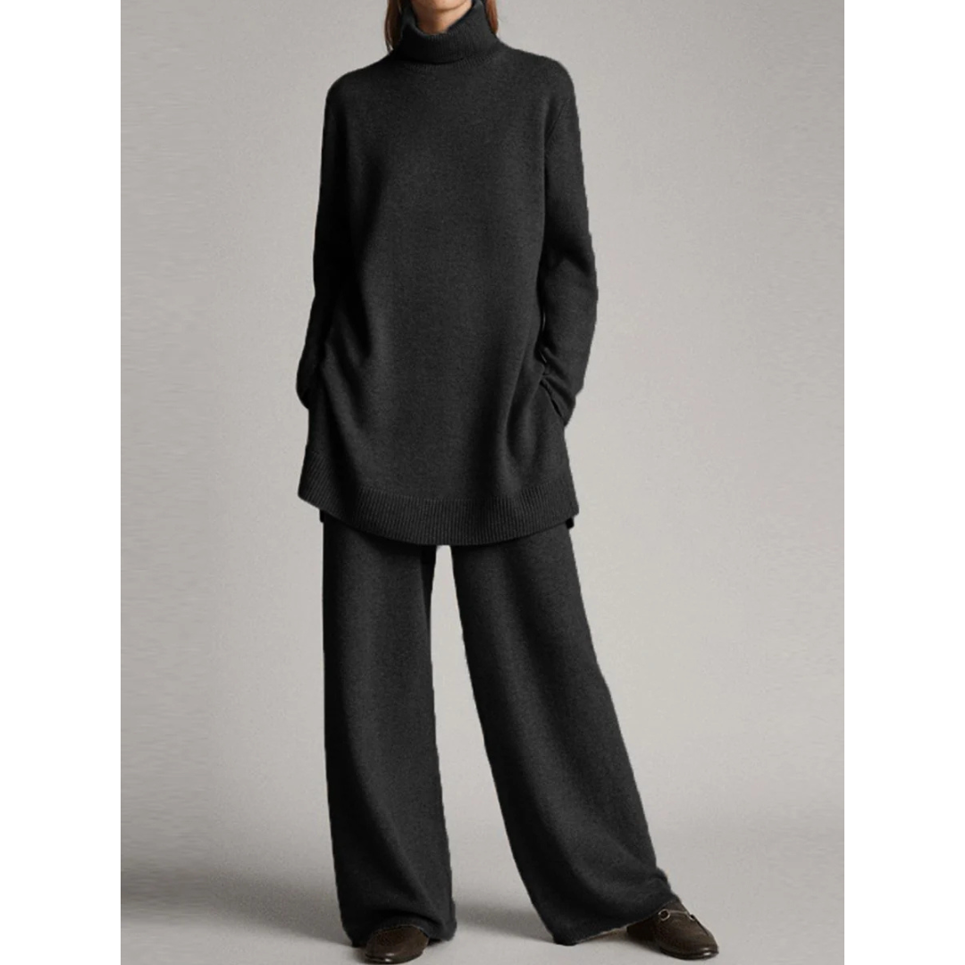 Pull col roulé grande taille pour femmes | Hiver