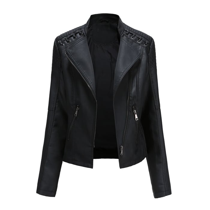 Variant image for Veste en Cuir Femme | Blouson Automne Hiver | Marie-8