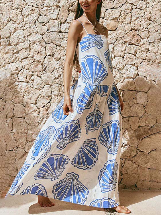 Collete - robe maxi sans manches légères