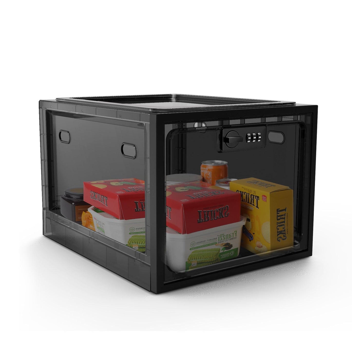 Boîte de rangement réfrigérée verrouillable pour fraîcheur et sécurité – Parfaite pour une cuisine ordonnée