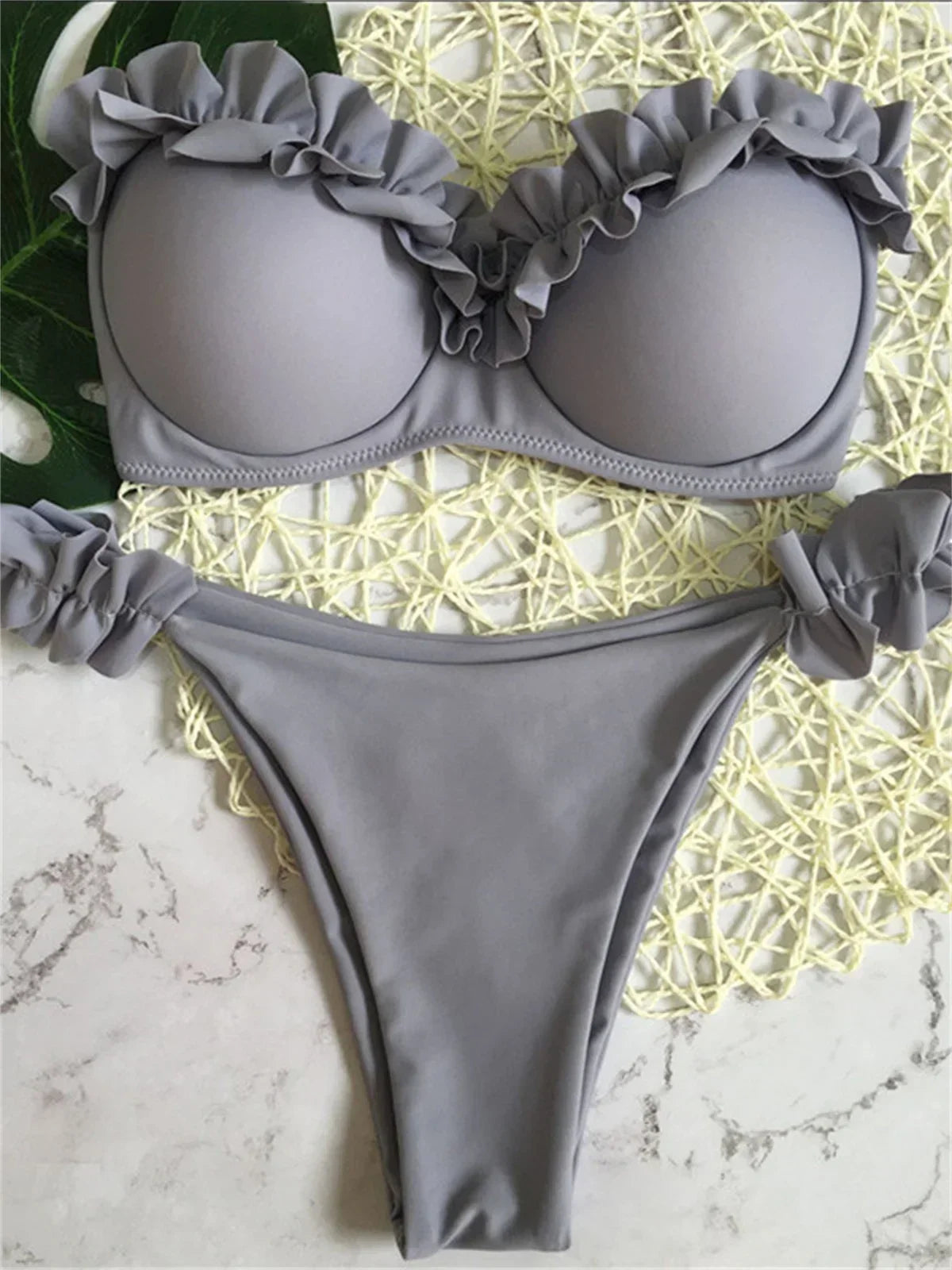 Bikini Bandeau 'Sylvie' Imprimé