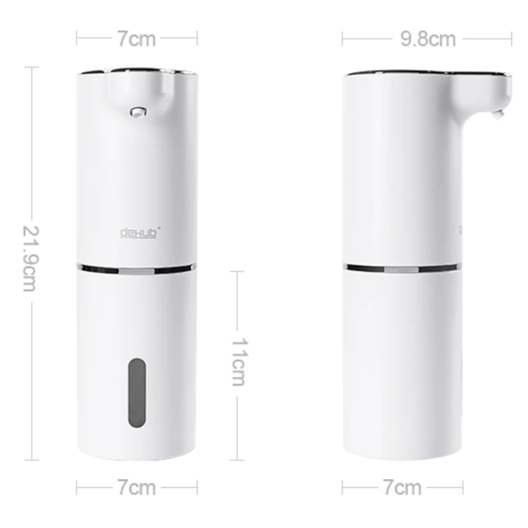 Distributeur de savon mousse automatique – Sans contact, rechargeable, design moderne