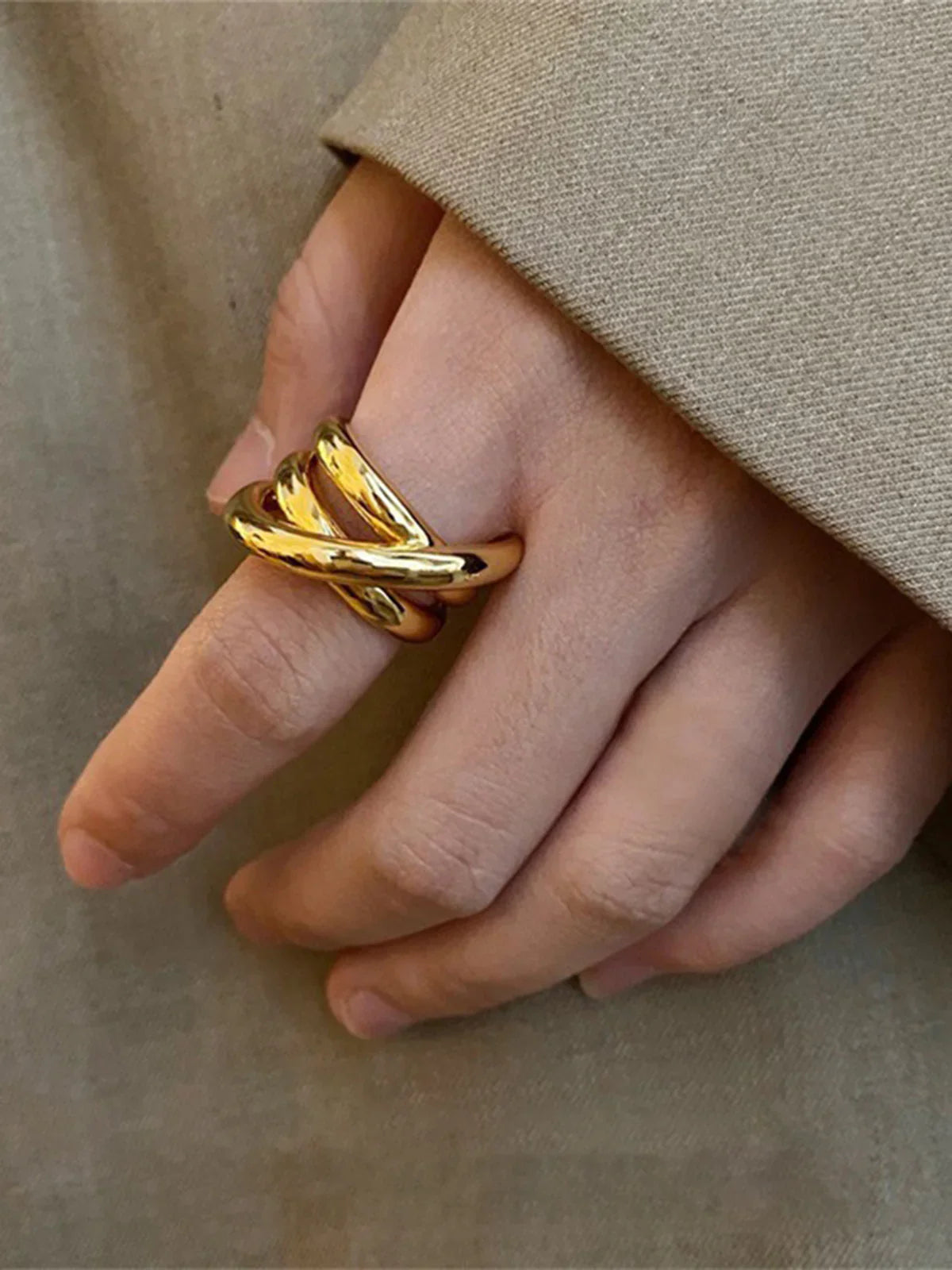 Bague Multicouche Classique Maya