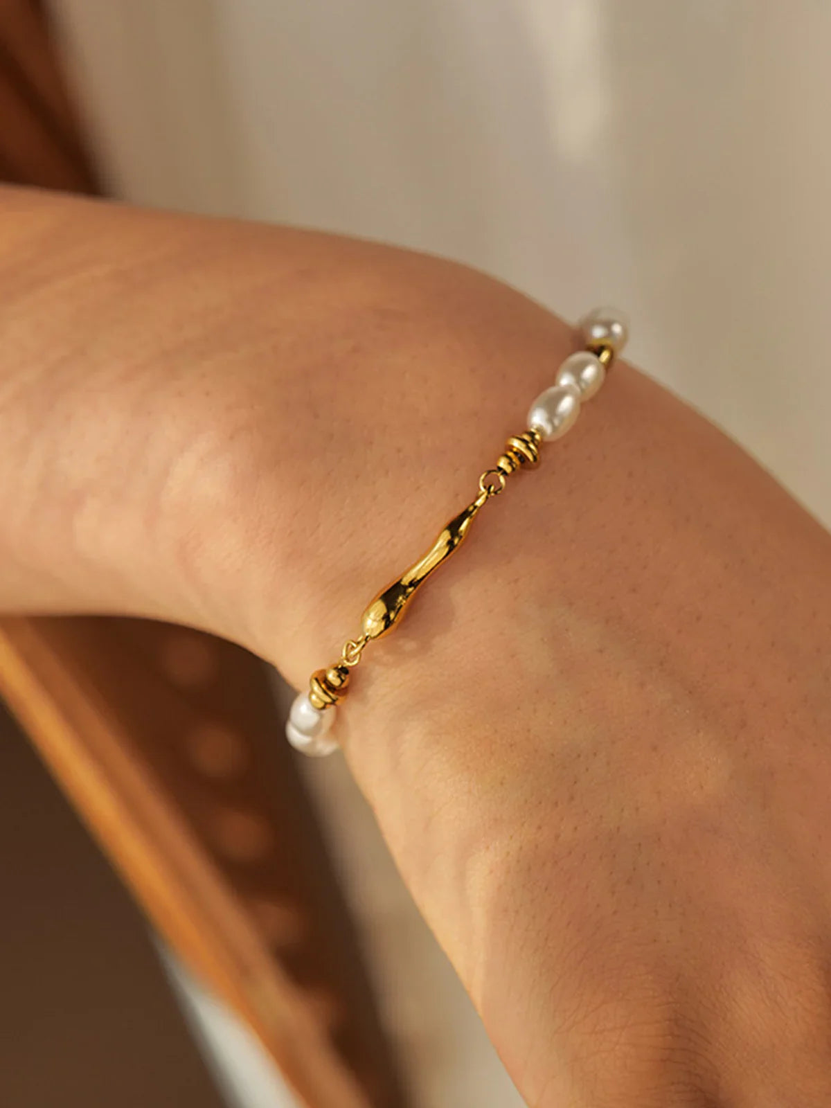 Bracelet en Perles Élégant