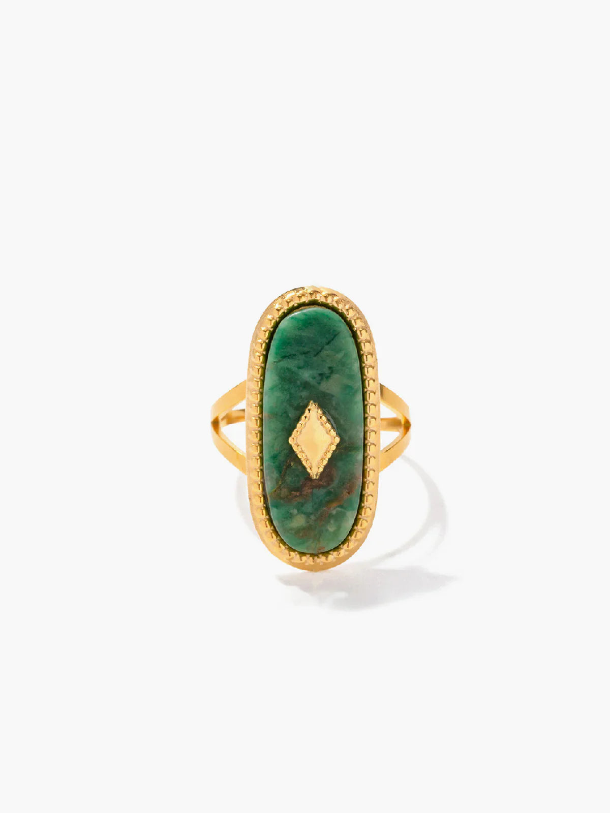Bague en Acier Inoxydable Élégante Kacey