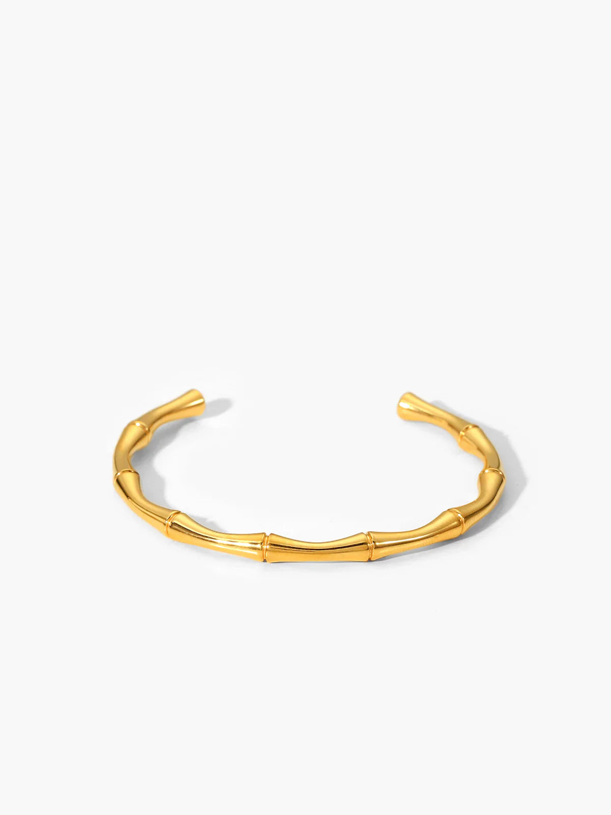 Bracelet en Bambou Ouvert Lexy Doré