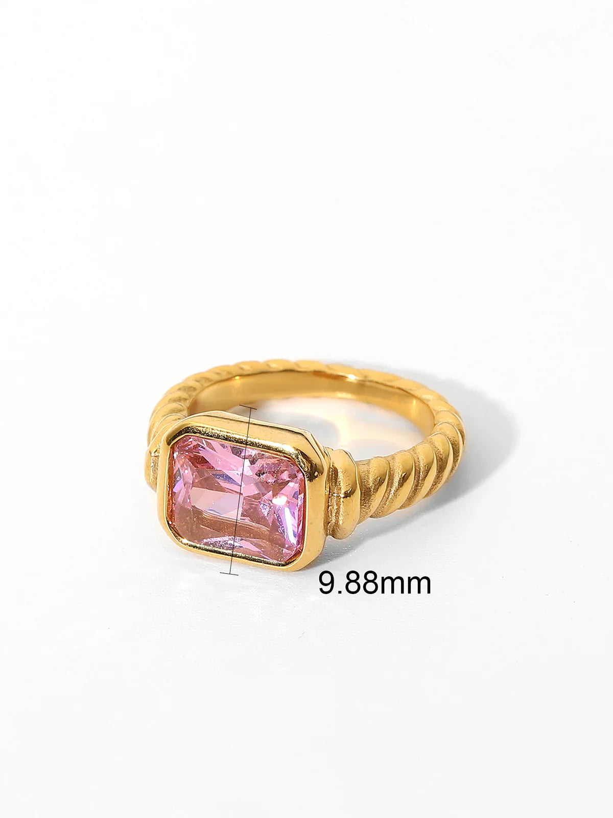 Bague en Pierre Précieuse Naya Spiral