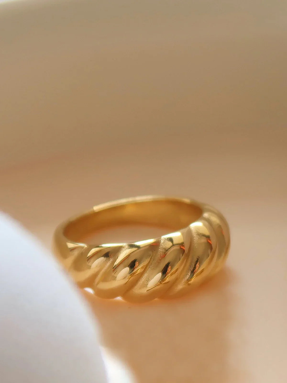 Bague Salvy Croissant Motif Chanvre