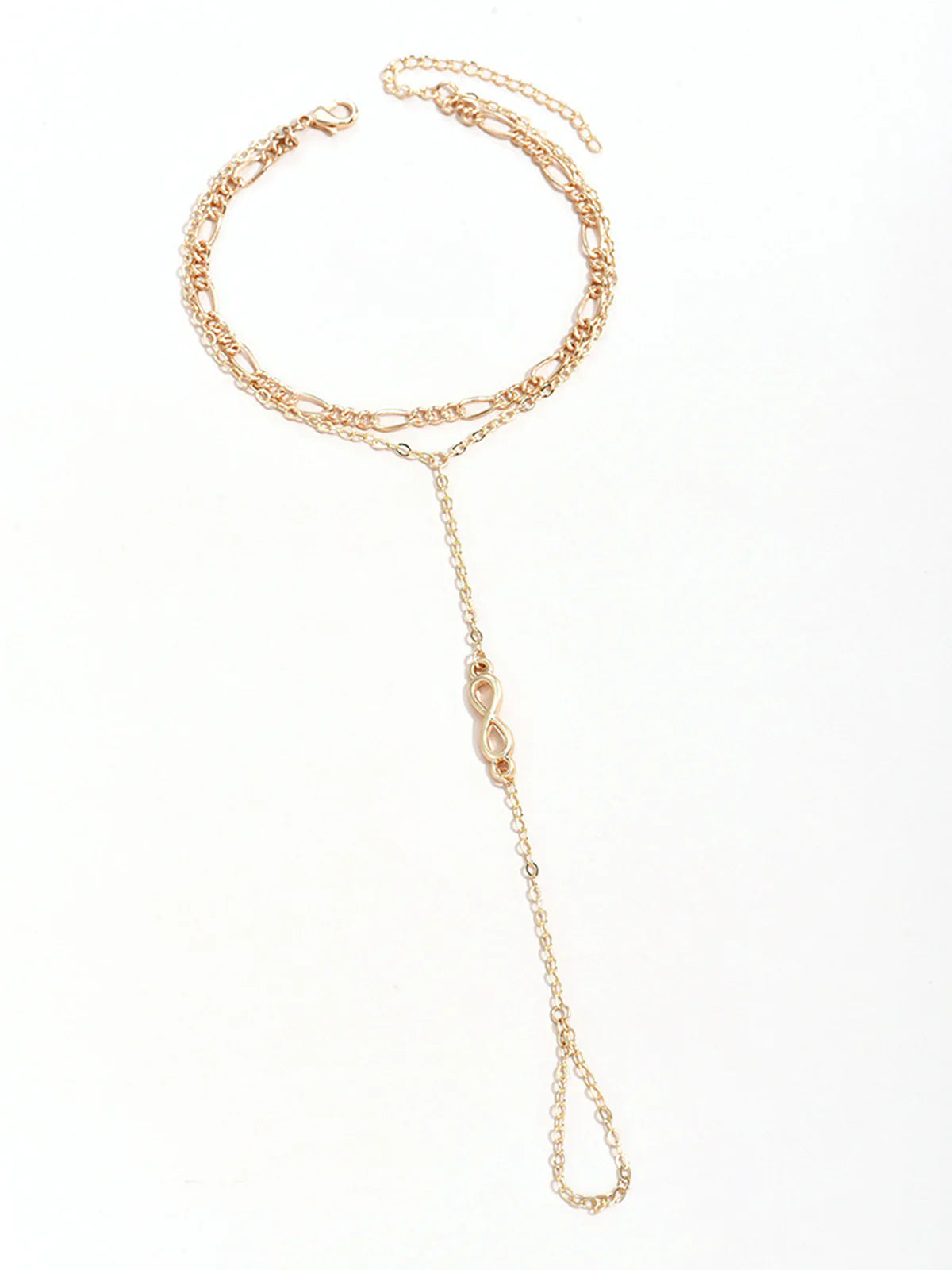 Bracelet Anneau de Doigt en Or Enchanté