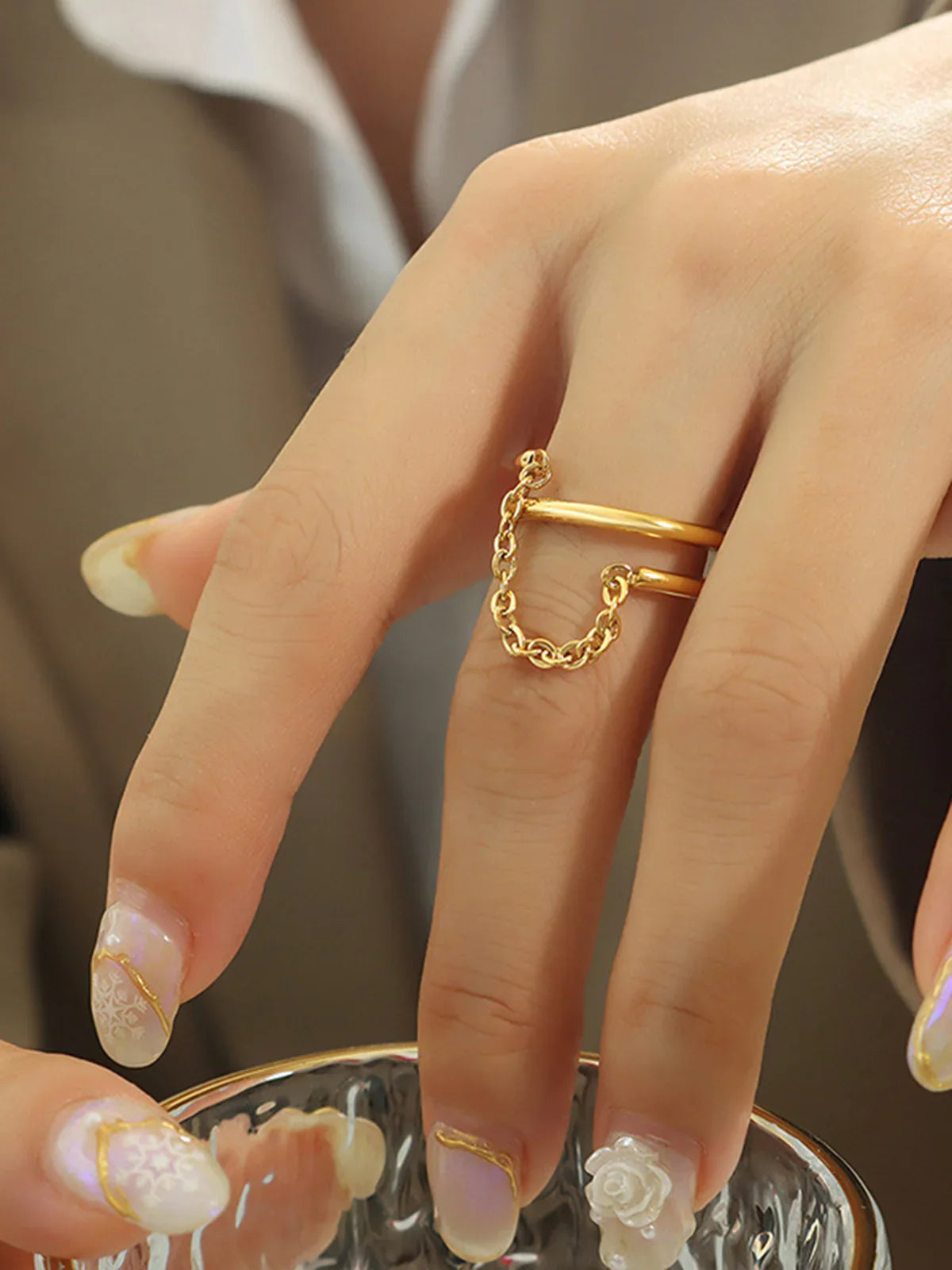 Mi Amor Bague à Double Couche