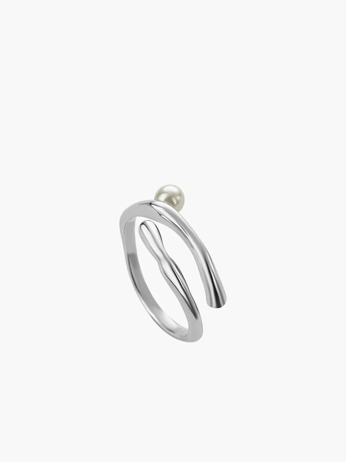 Bague ouverte en faux perles Reilly