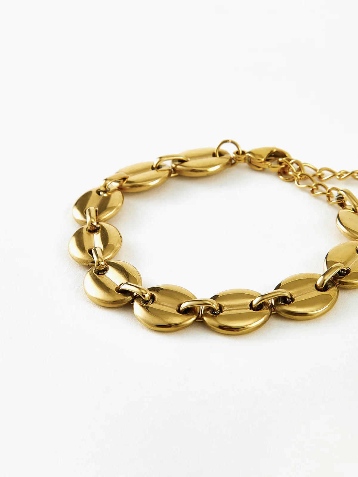 Bracelet en Grains de Café Dorés Luxor