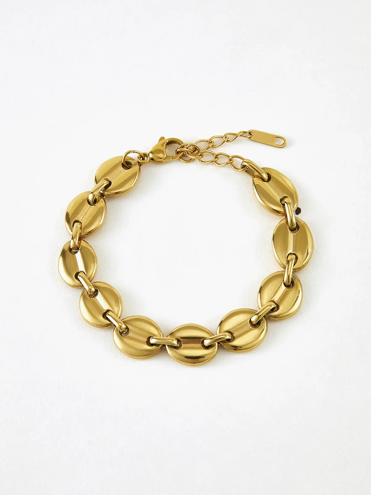 Bracelet en Grains de Café Dorés Luxor