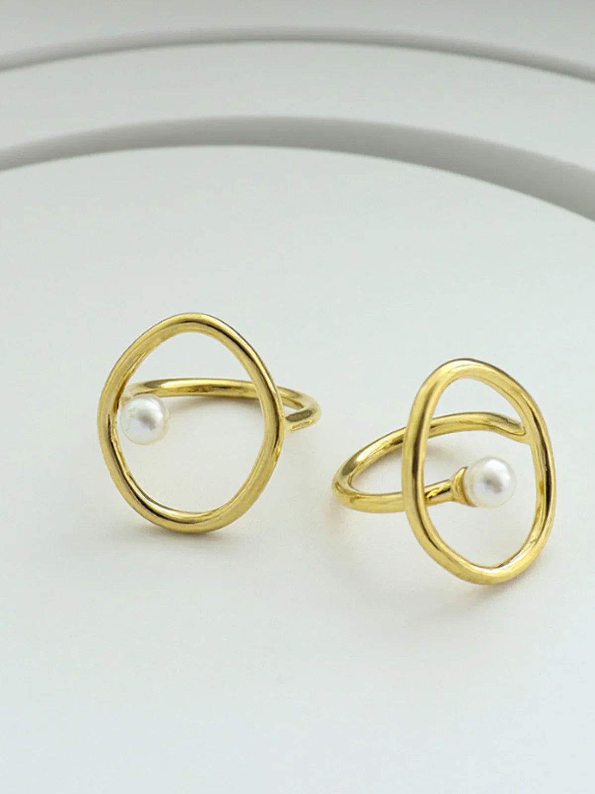 Bague en or avec perle d'eau douce Mikayla