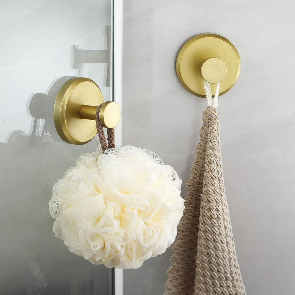 Crochets à ventouse BathroomBuddy – Installation sans perçage pour la salle de bain et la cuisine