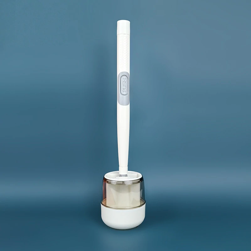 BristleFlex Brosse de Toilette Flexible avec Distributeur de Nettoyant – Nettoyage en Profondeur Sans Effort
