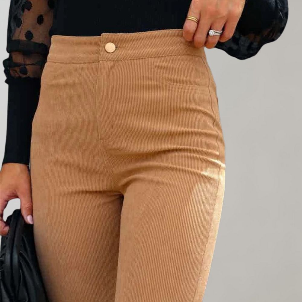 Chloé - Pantalon Évasé En Velours Côtelé