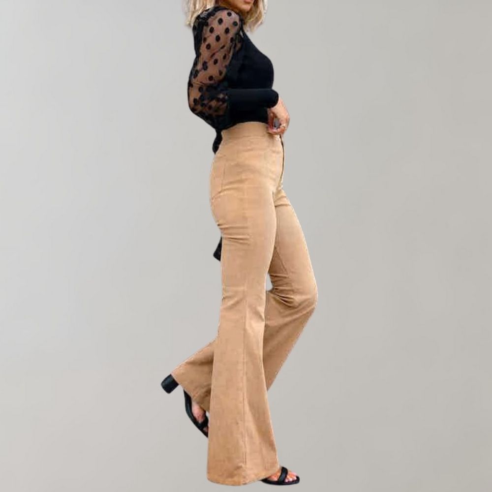 Chloé - Pantalon Évasé En Velours Côtelé