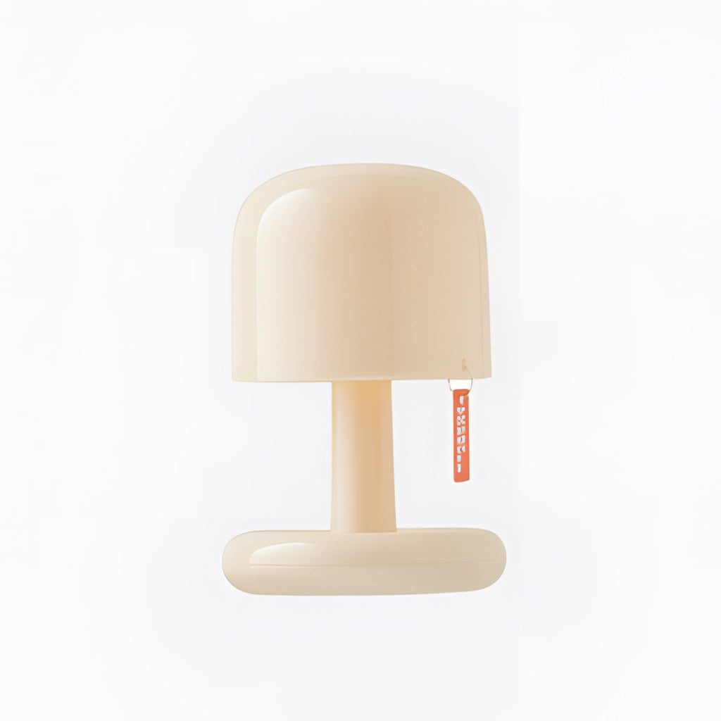 Lampe de table Canis Touch-Dimmable – Design moderne en ivoire, lumière LED, alimentée par batterie